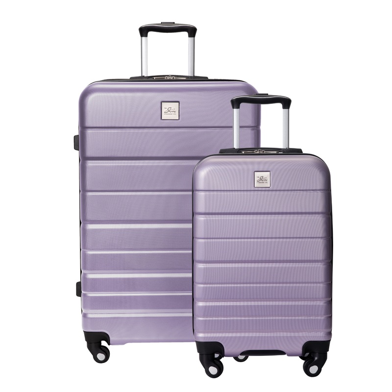 Skyway Epic 2.0 Hardside Lightweight Expandable ABS Shell Spinner  Luggage, 2 Piece set (20″,28″)