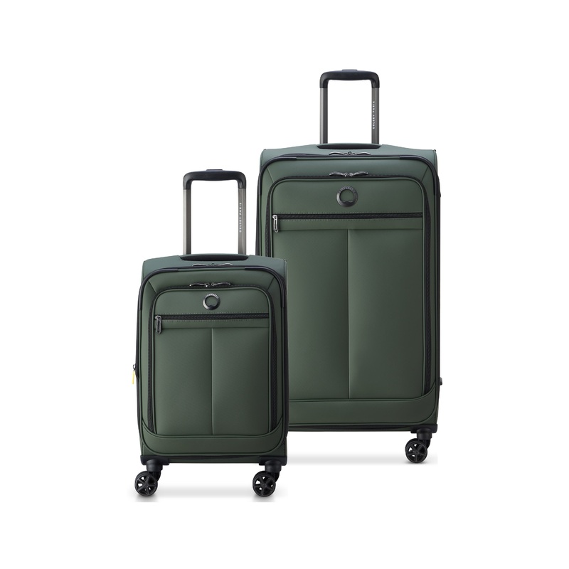 DELSEY Paris Sky Lite Softside Expandable Luggage with Spinner Wheels 2 piece set (19″,28″)