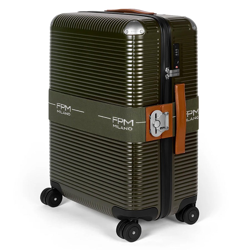 FPM MILANO Bank Zip Deluxe 26″ Carry-On  Made in Italy  Hardside Polycarbonate Zippered Cabin Suitcase