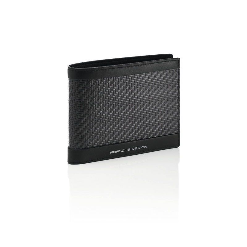 PORSCHE DESIGN by Bric’s CARBON Wallet 4 CC Coin Case (Black)