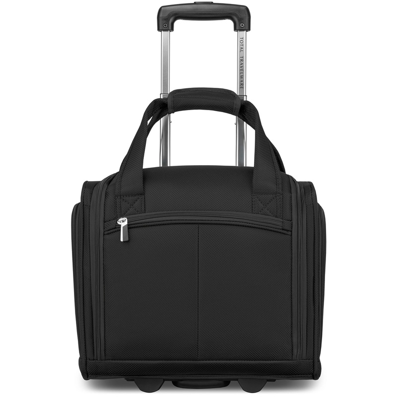 TOTAL TRAVELWARE Everest 15″ 2 wheeled Underseat Expandable Softside Carry on