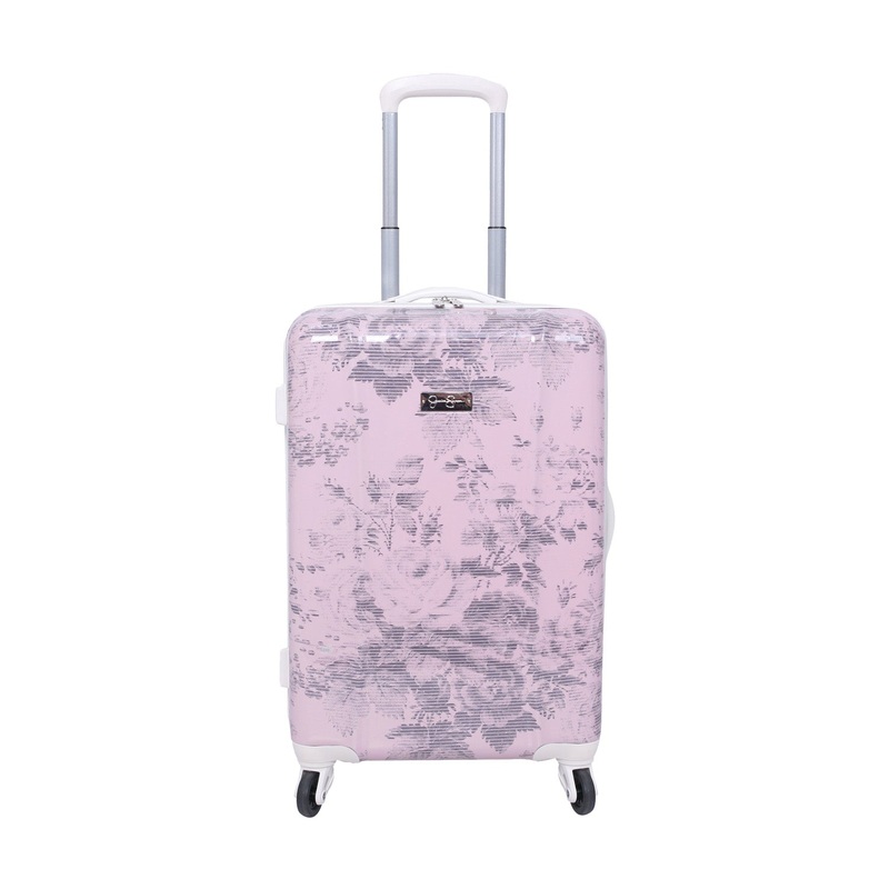 Jessica Simpson Winter Bloom 21″ 4-Wheel Carry-On Luggage