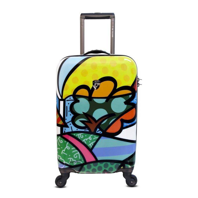 Heys America USA Britto Flowers 22″ Hard Side Carry On Suitcase