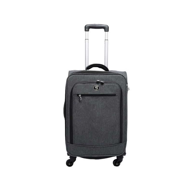 Geckobrands 21″ Optivate X 4 Wheel Softside Carry On Luggage