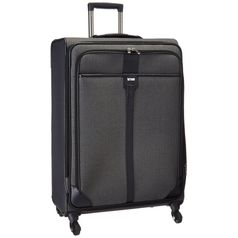Hartmann Herringbone Luxe Softside Long Journey Expandable Spinner Herringbone One Size
