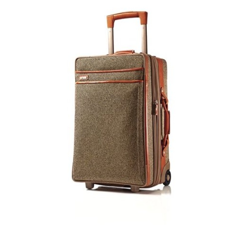 Hartmann Tweed Belting Mobile Traveler EXP Upright 22 Walnut Tweed