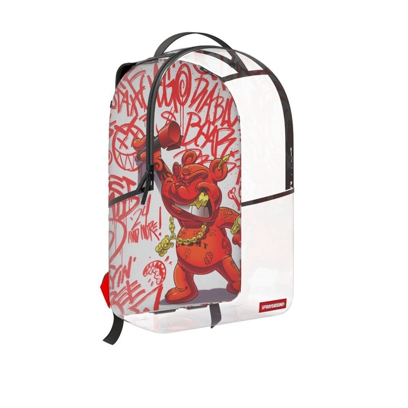 Sprayground Backpack (Bear Grills Clear)