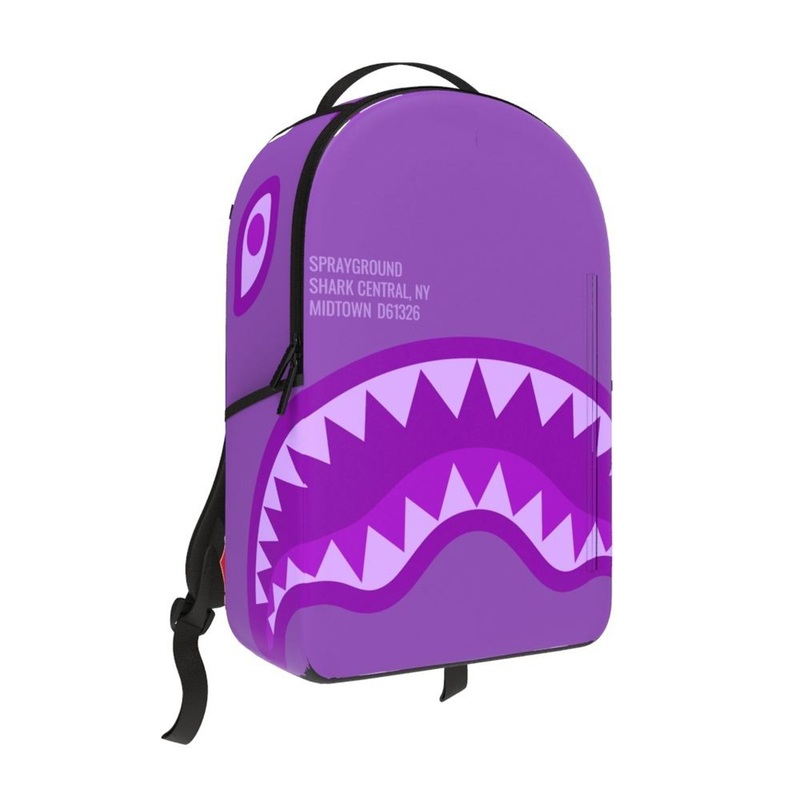 Sprayground Backpack (Purple Shark Central)