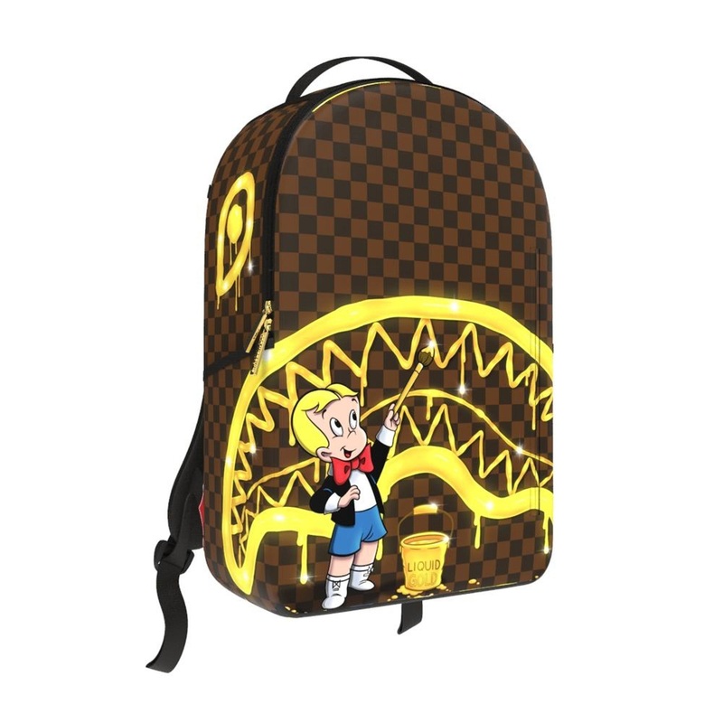 Sprayground Backpack (Richie Rich Gold Sharkmouth)