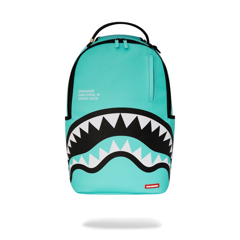 Sprayground Backpack (Shark Central Aqua)