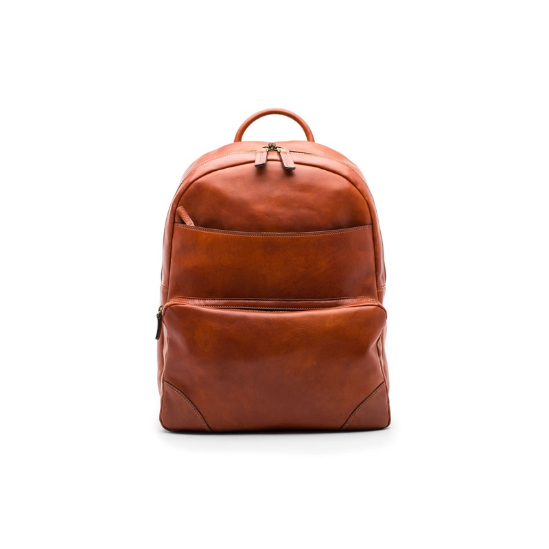 Bosca Dolce Leather Backpack