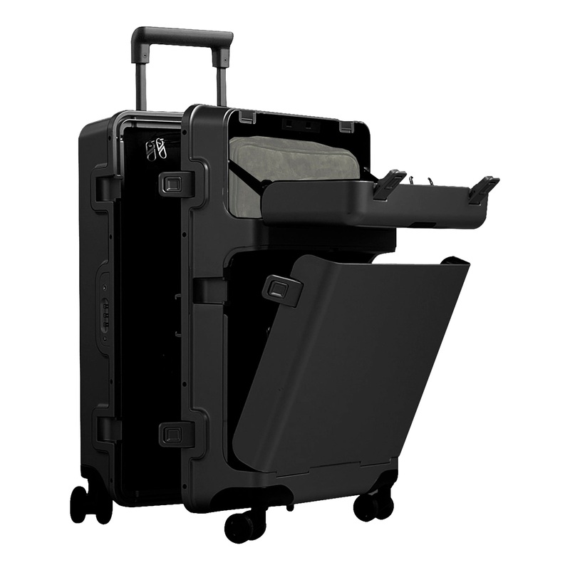 Barmes Carry-on Luggage including Laptop Satchel, Essentials Bag, Sorted Case