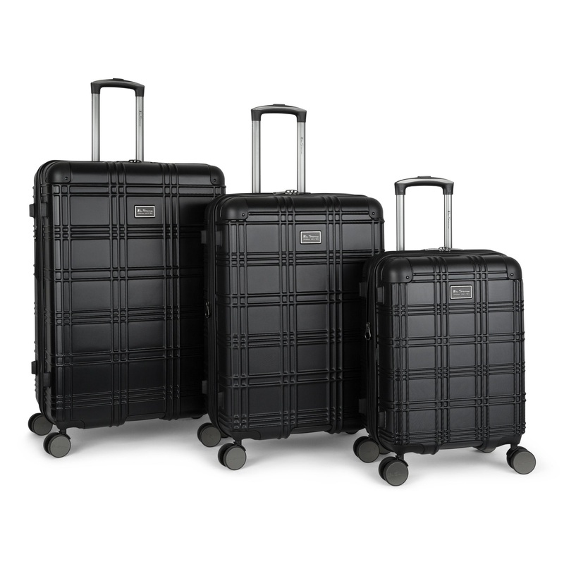 Ben Sherman Nottingham II  3-Piece Set PC Hardside Expandable Luggage with Spinner Wheels
