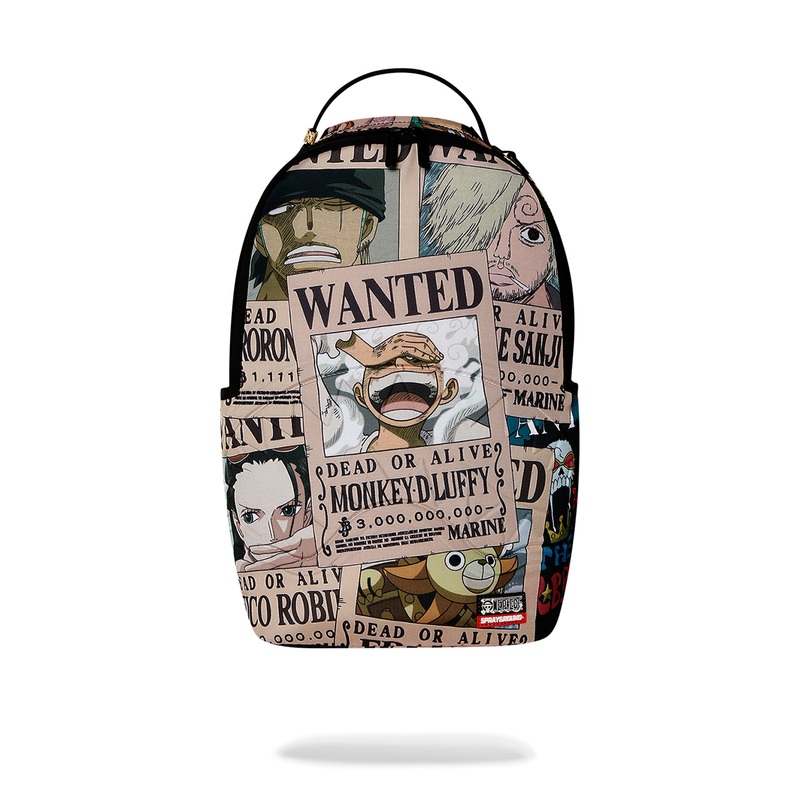 Sprayground Backpack, One Piece Wanted Shark Posters