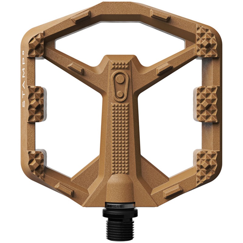 Crankbrothers Stamp 0 Pedals – Platform Aluminum 9/16″ Brown Small