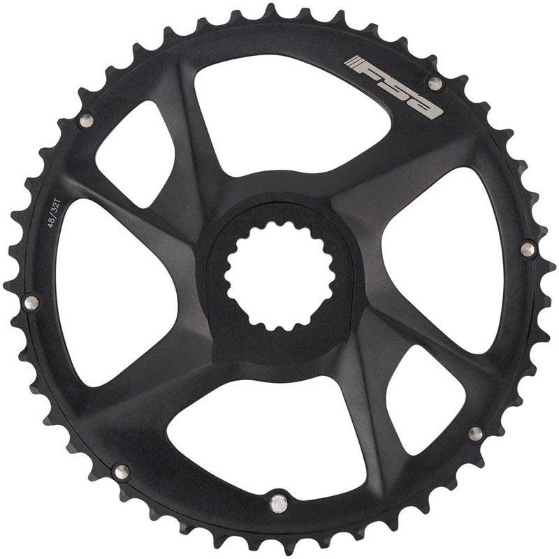 FSA SL-K Advanced Chainring 1x 46T Tooth Count Direct Mount Interface 11-Speed Compatible  BLK