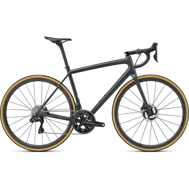 2022 Specialized aethos S-Works di2 bike carbon / chameleon eyris color run / chrome foil 54
