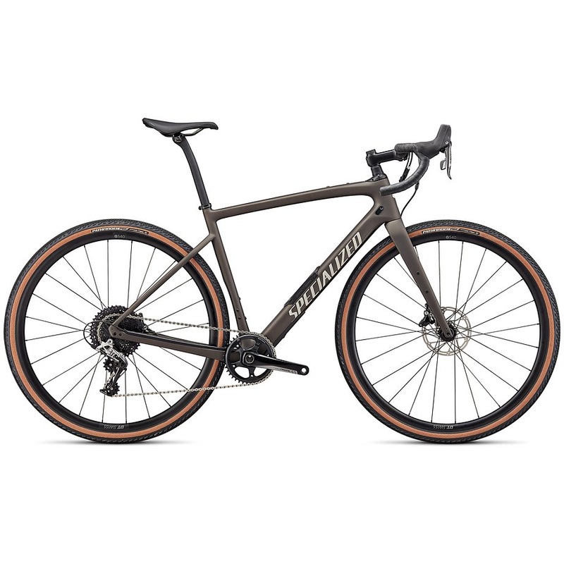 2022 Specialized diverge comp carbon bike satin gunmetal/white/chrome/clean 61