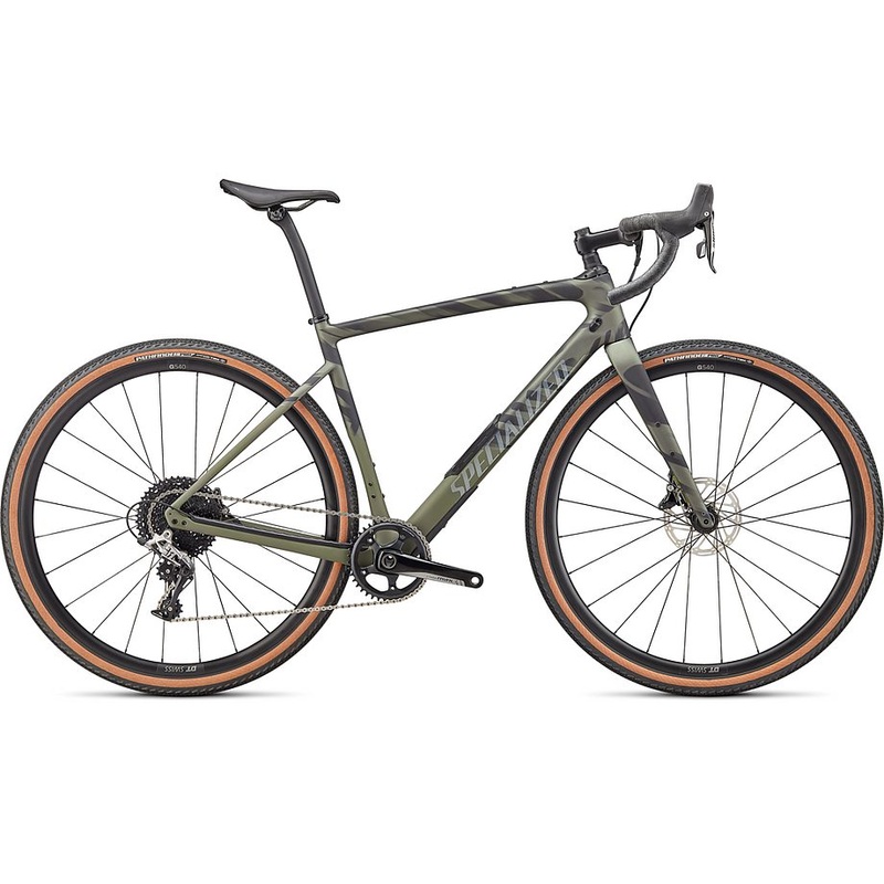 2022 Specialized diverge comp carbon bike satin olive/oak/chrome/wild 58