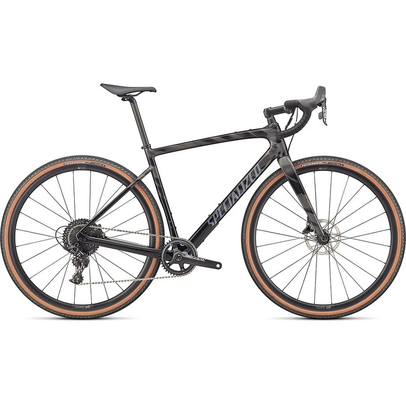 2022 Specialized diverge sport carbon bike gloss smoke/black/transparent/chrome/wild 58