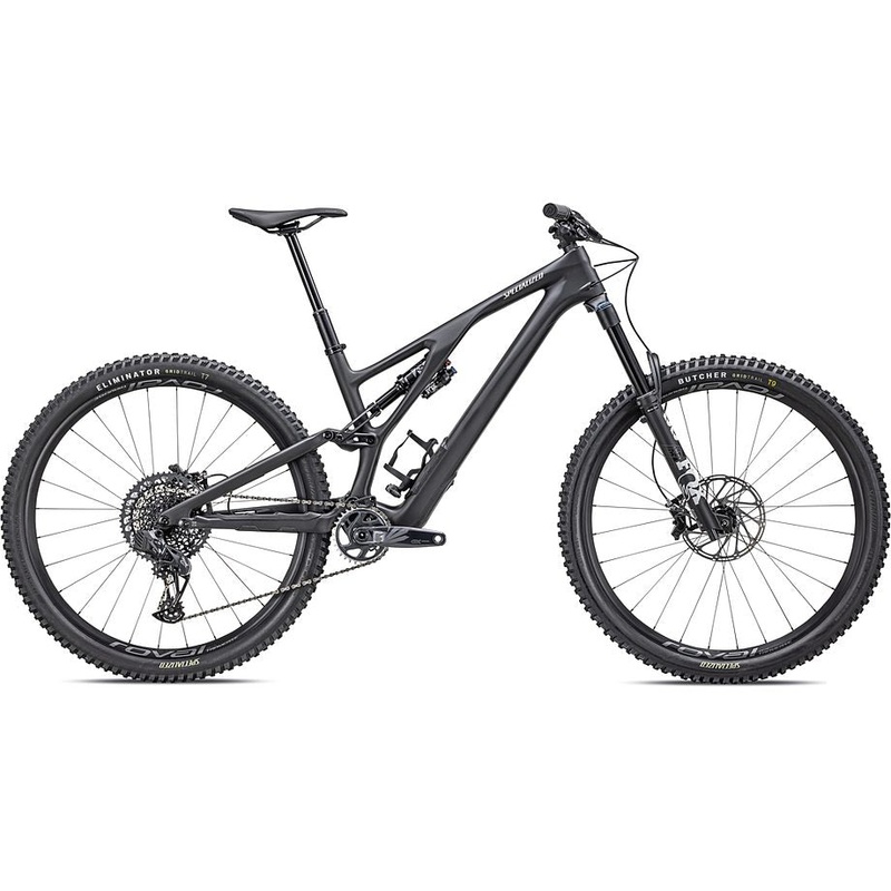 2023 Specialized Stumpjumper evo expert bike satin obsidian / dune white s4