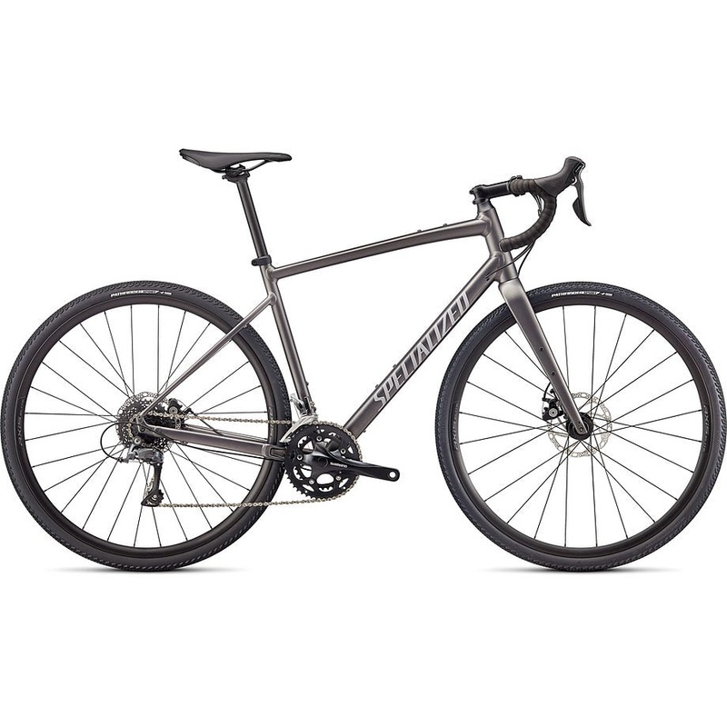 2024 Specialized diverge e5 bike satin smoke/cool grey/chrome/clean 44