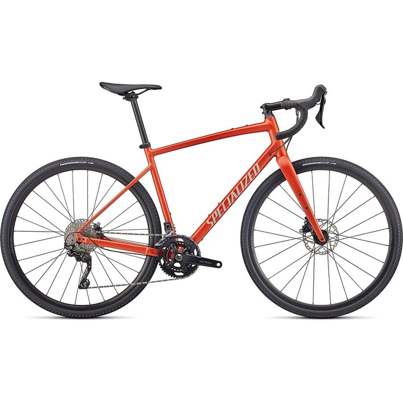 2024 Specialized diverge e5 elite bike satin redwood/gloss white/chrome/clean 49