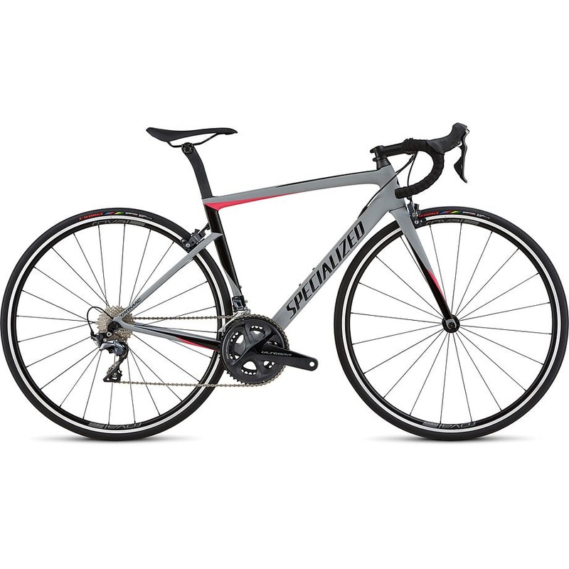 Specialized tarmac wmn sl6 expert satin / gloss / cool gray /  acid pink / black 54