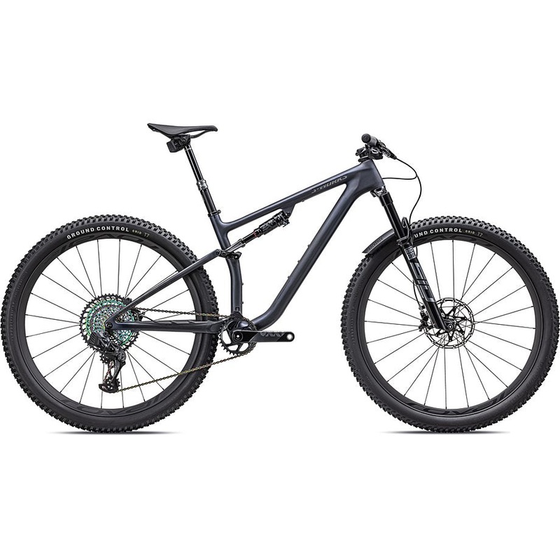2023 Specialized epic evo S-Works bike satin blue ghost pearl/black chrome/gold ghost pearl l