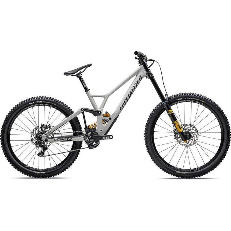 2023 Specialized demo race bike satin smoke / cool grey / birch over dune white / obsidian s3