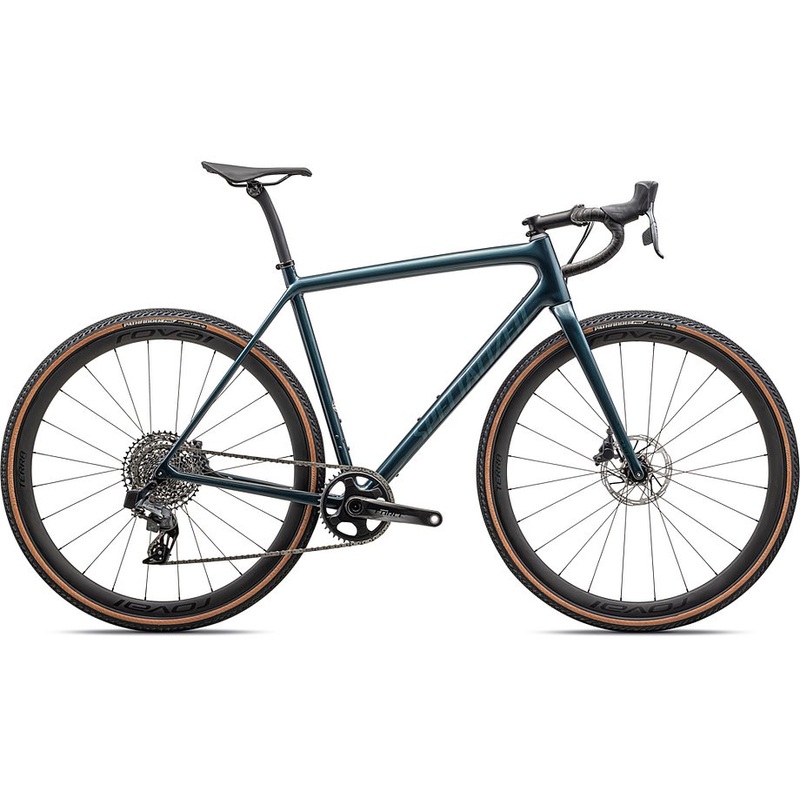 2023 Specialized crux pro bike gloss metallic deep lake/ green pearl 54