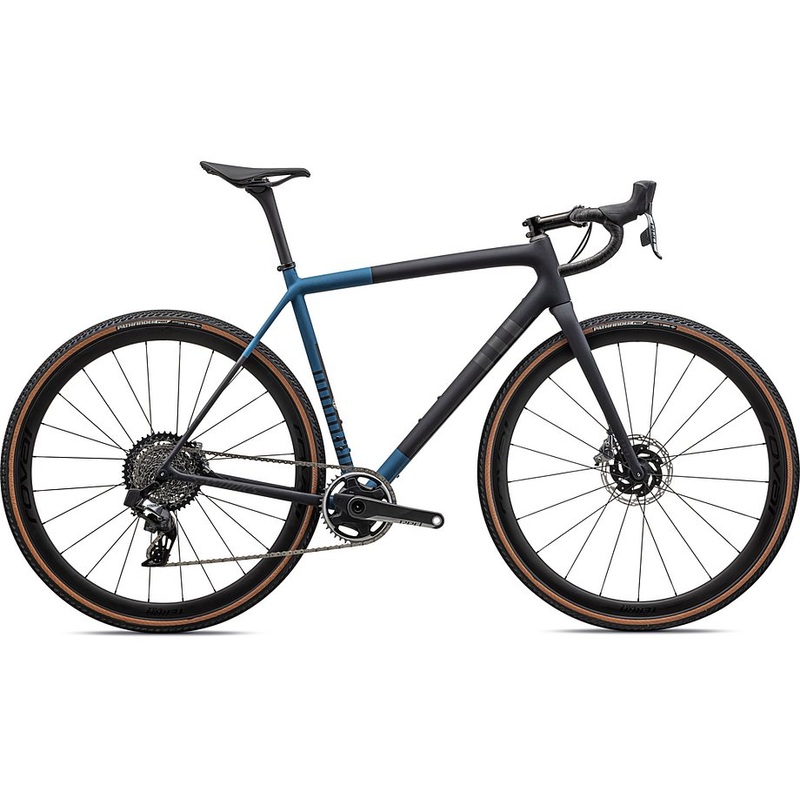 2023 Specialized crux S-Works bike satin metallic dark navy/mystic blue/midnight shadow metallic speckle 54