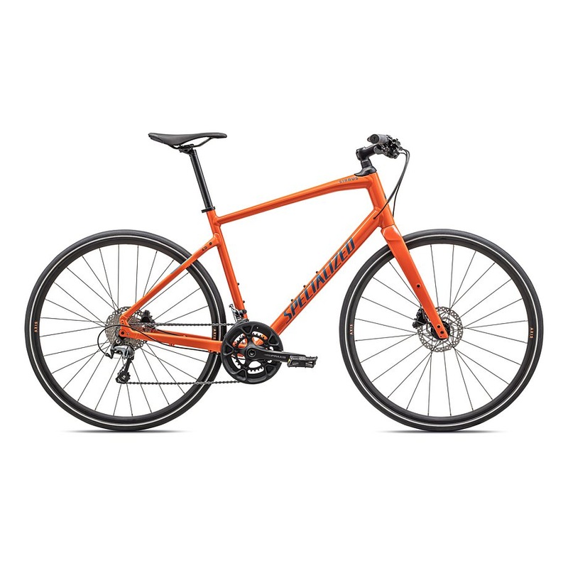 2023 Specialized sirrus 4.0 bike gloss cactus bloom / satin mystic blue reflective xs