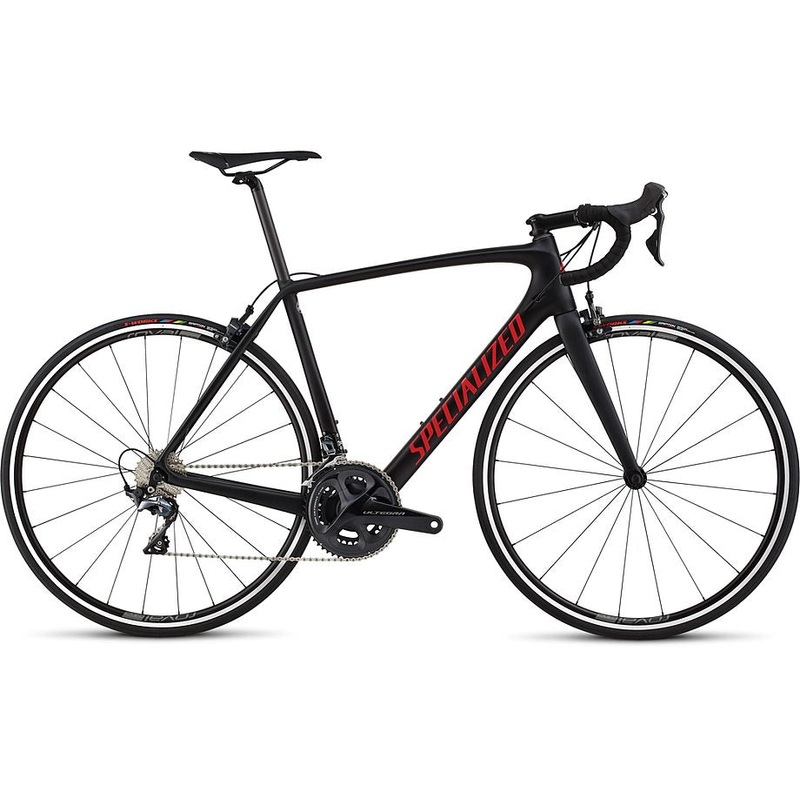 Specialized tarmac men sl5 comp black/gloss flo red/clean 49