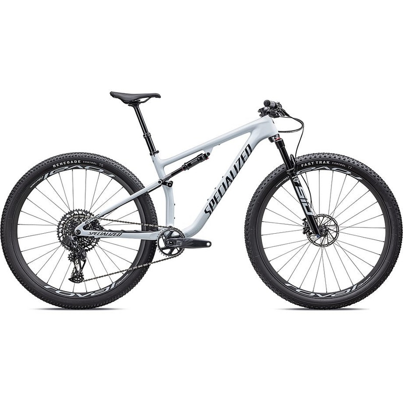 2023 Specialized epic expert bike gloss morning mist / metallic dark navy xs