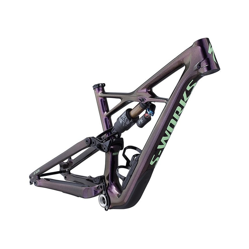 Specialized enduro fsr S-Works carbon 27.5 frm gloss sunset/acid kiwi xl