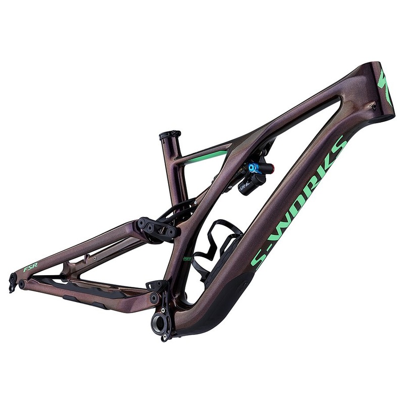 Specialized Stumpjumper fsr men S-Works carbon 27.5 frm gloss/sunset acid kiwi m