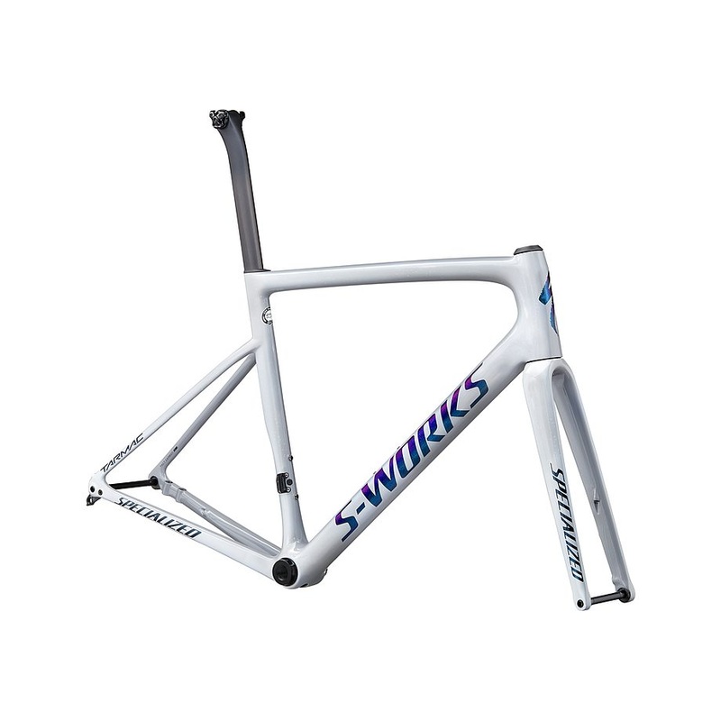 Specialized tarmac sl6 S-Works disc frmset gloss cool grey/dove grey/diamond dust/murano pearl 56
