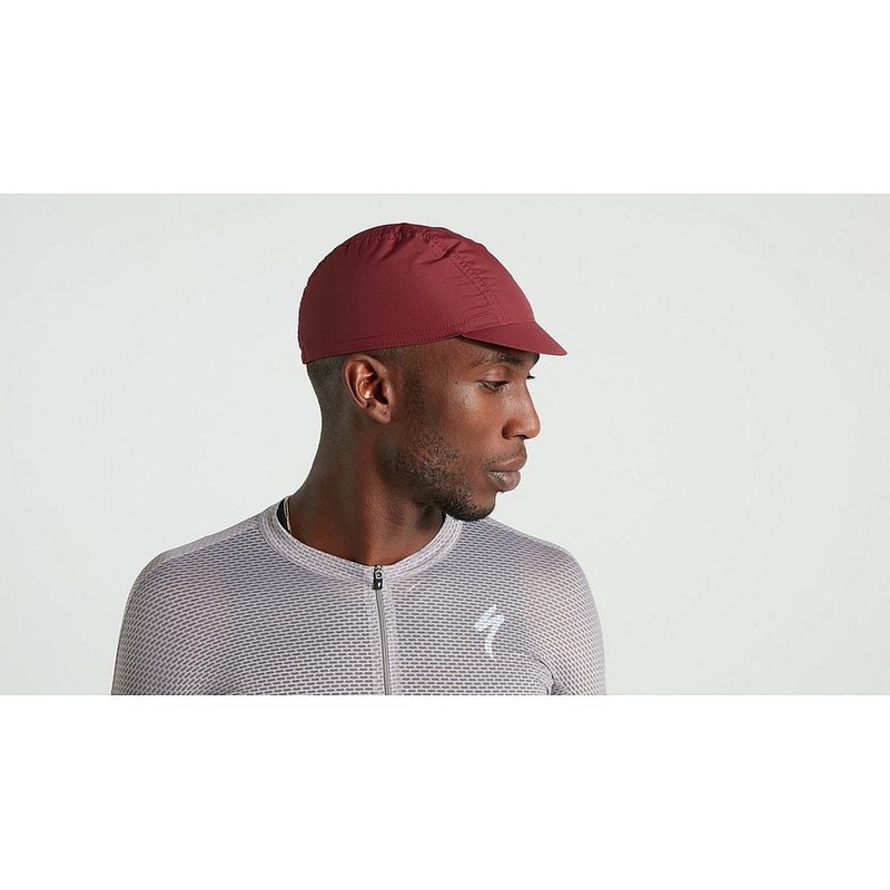 Specialized deflect uv cycling cap maroon l
