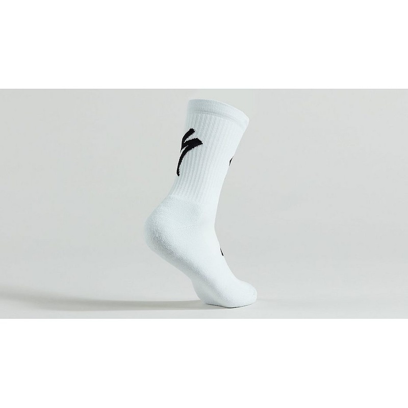 Specialized techno mtb tall logo sock dove grey xl