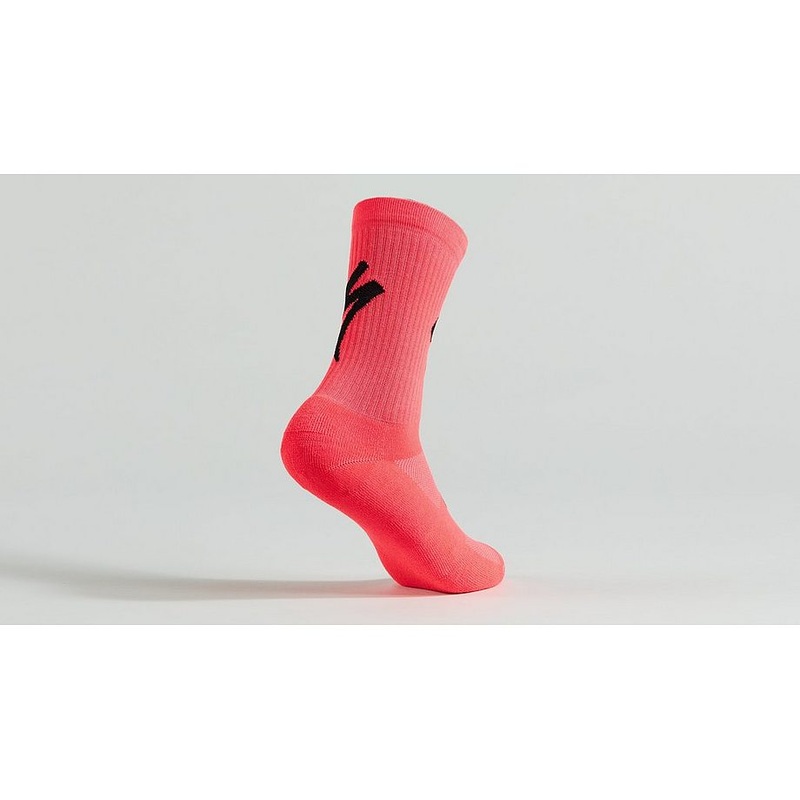 Specialized techno mtb tall logo sock imperial red l