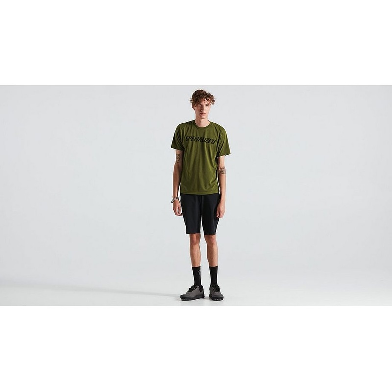 Specialized wordmark tee ss men olive green l