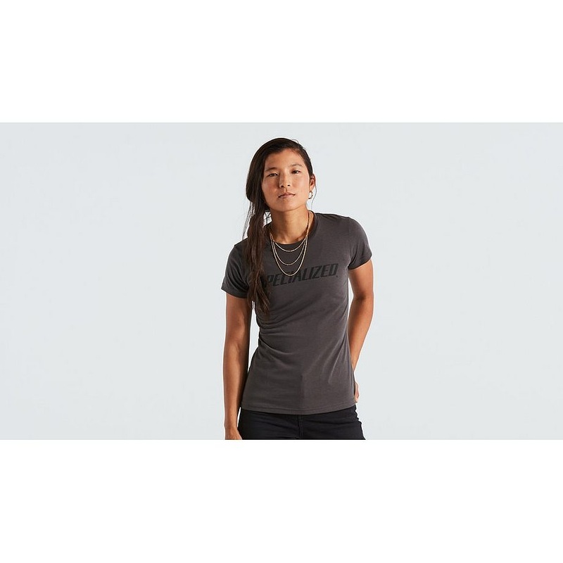 Specialized wordmark tee ss wmn charcoal s