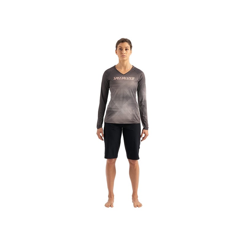 Specialized andorra air jersey ls wmn slate / white mountains refraction s