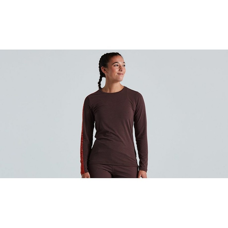 Specialized trail jersey ls wmn cast umber l