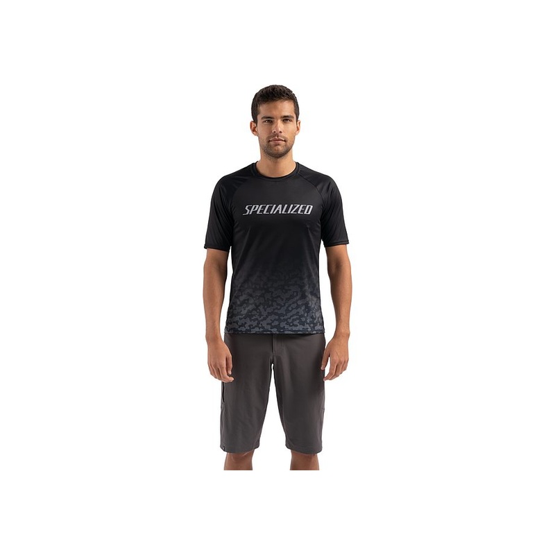 Specialized enduro air jersey ss men black / charcoal terrain xxl