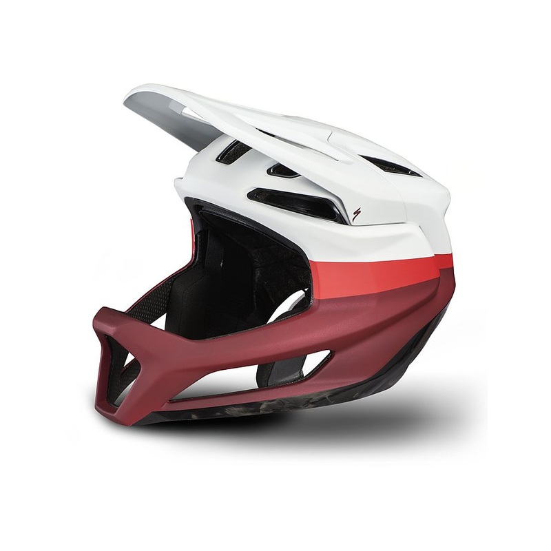 Specialized gambit v1 dove grey/maroon l