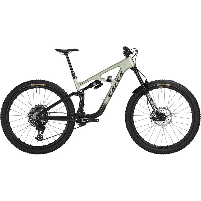 Salsa BLKthorn 145 C XO AXS Trasmission Bike – 29″ Carbon Coffee BLK / Sage Medium