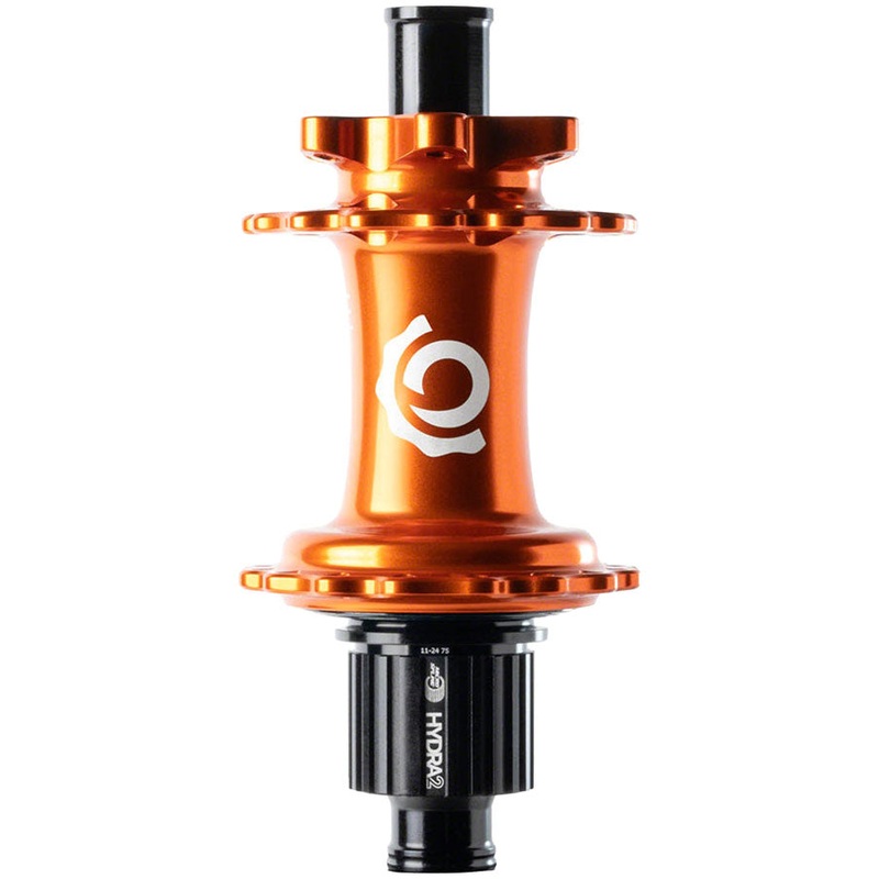 Industry Nine Hydra 2 Classic Rear Hub – 12 x 148mm 6-Bolt Micro Spline Orange 28H