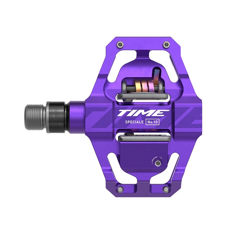 Time Speciale 10 Pedals – Dual Sided Clipless Platform Aluminum 9/16″ Purple Small B1